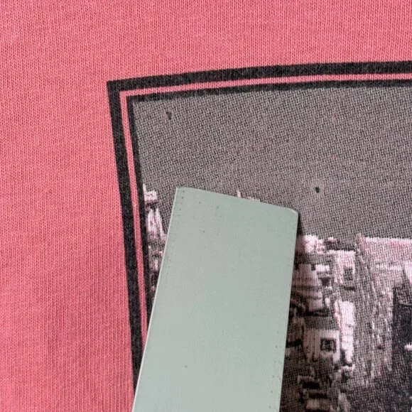 TSC West Heavy Weight T Shirt San Francisco Cable Car Size XL Pink Cotton - Picture 3 of 11